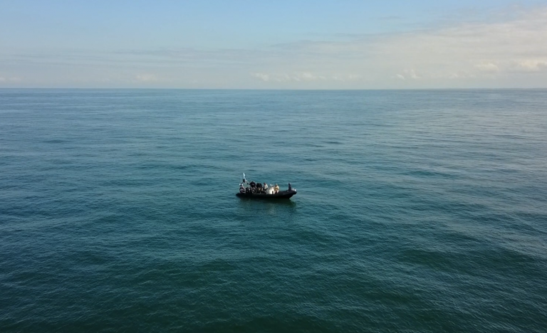 Image d'actualité sur Normandeep : Drone : En bateau avant une plongée