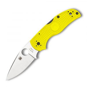 Couteau Spyderco Native 5 Salt Jaune Lame Lisse